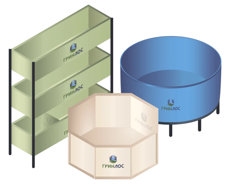 Fish breeding pools