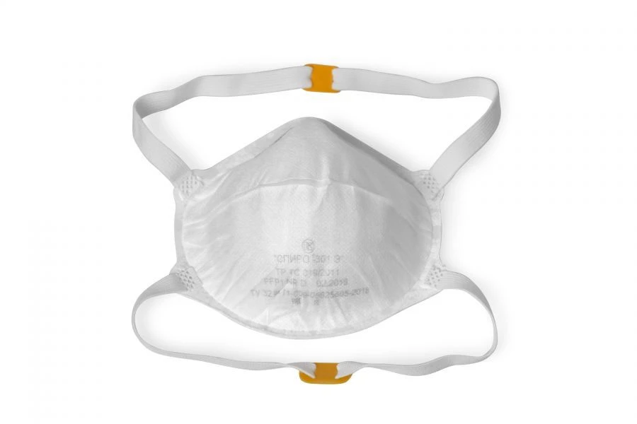 Filtering half-mask for protection against aerosols "Respirator "SPIRO-301 E" FFP1 R D