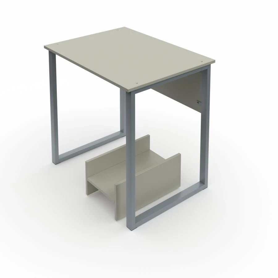 Computer desk on rectangular tube TR1