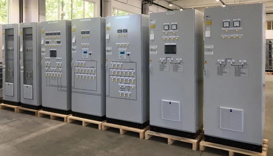 Shield of direct current ShchPT-APS in version with circuit breakers