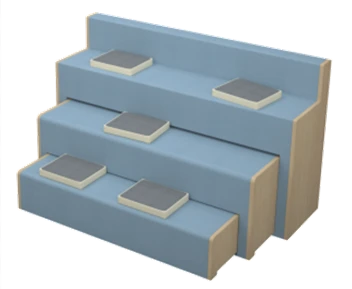 PYRAMIDA-1 folding podium for group classes