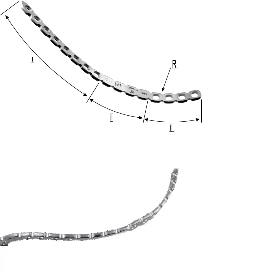 J-shaped plates RS 3.5, left and right, article number 462.644.090R/L