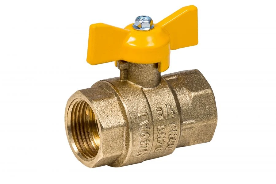 Gas ball valve Dist, series "Expert" DN20 3/4" BP-BP, 212B
