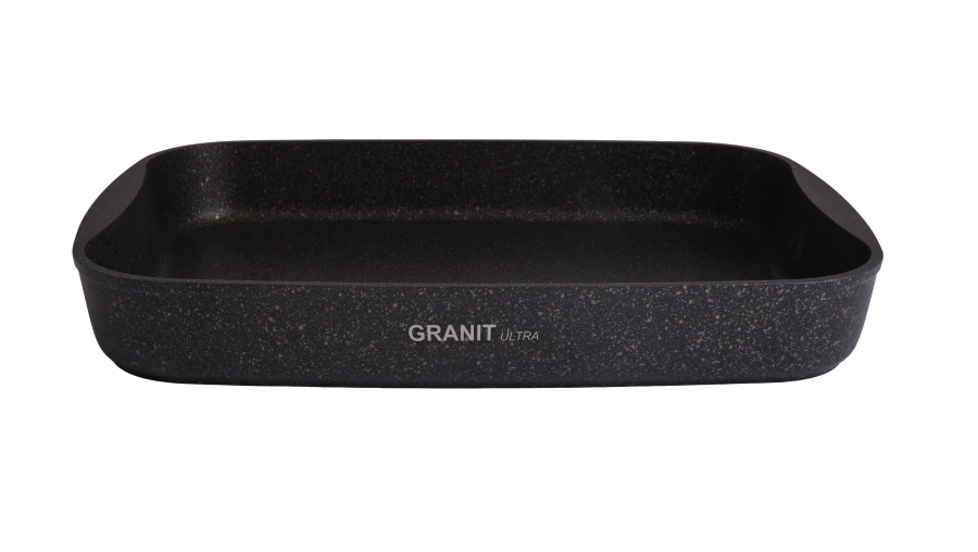 Cast aluminium baking tray 365x260x55mm (with non-stick coating) Kukmara TM, "Granit ultra" line