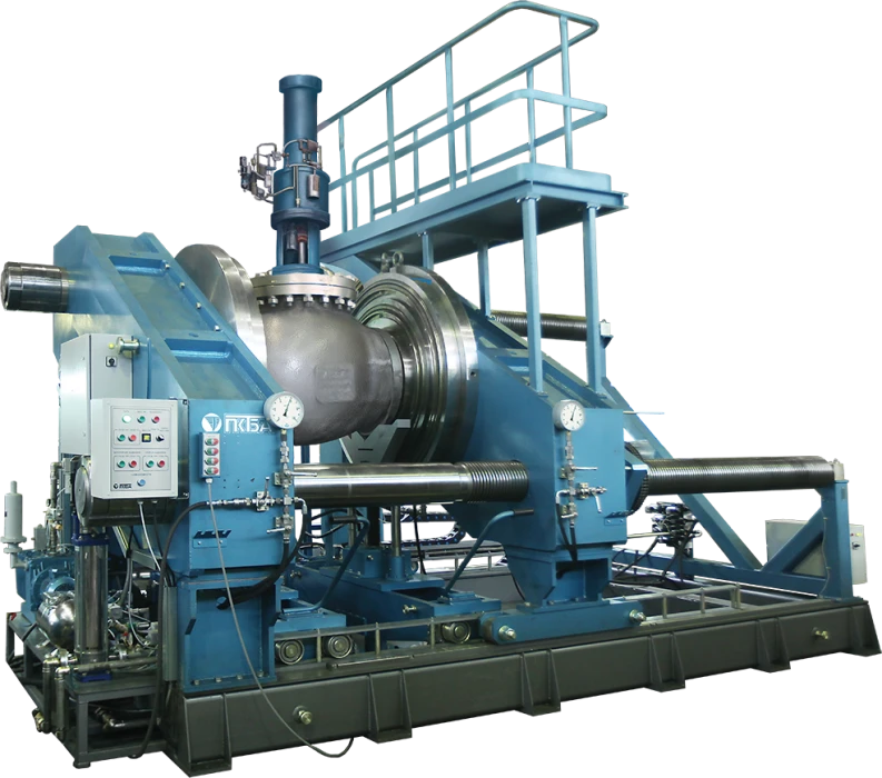 Stands for pneumohydraulic tests PKTBA-S (C) complete with pneumohydraulic stations PKTBA-PGS (PGS)