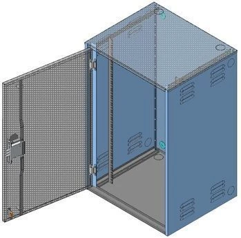 Reinforced wall-mounted distribution cabinet SHRNu-18U-600x900x500