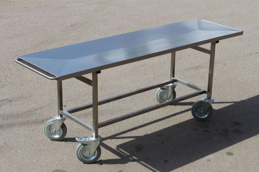 Transport trolley with fixed bed for transport of corpses according to TU 9451-003-89079081-2015