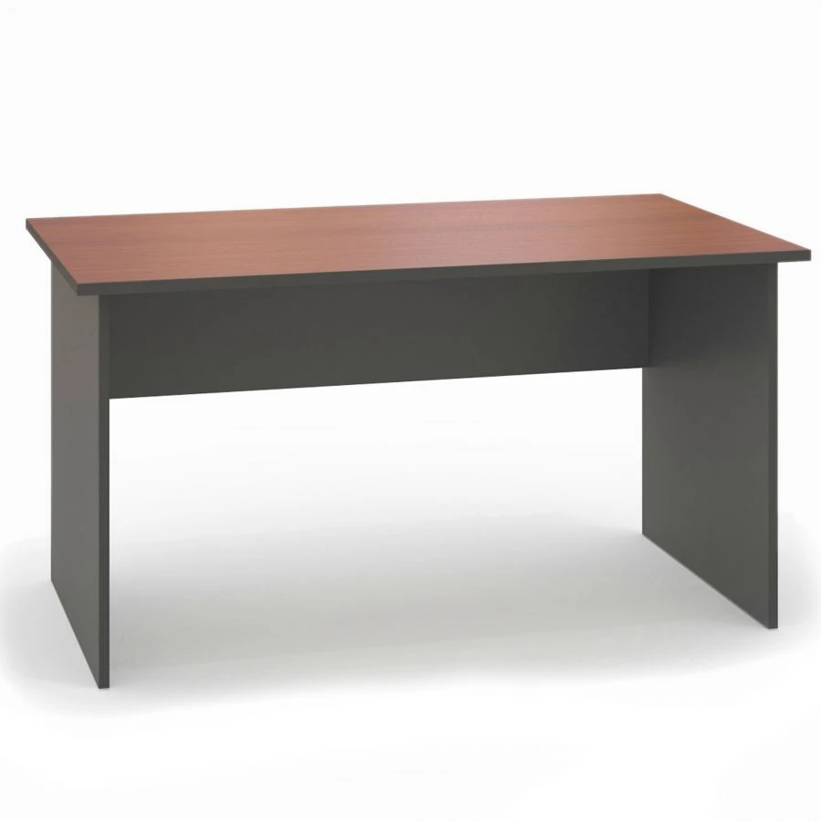 E41 Desk table from the office furniture set "Strategy", available in 2 textures: N.Milano and Grey.