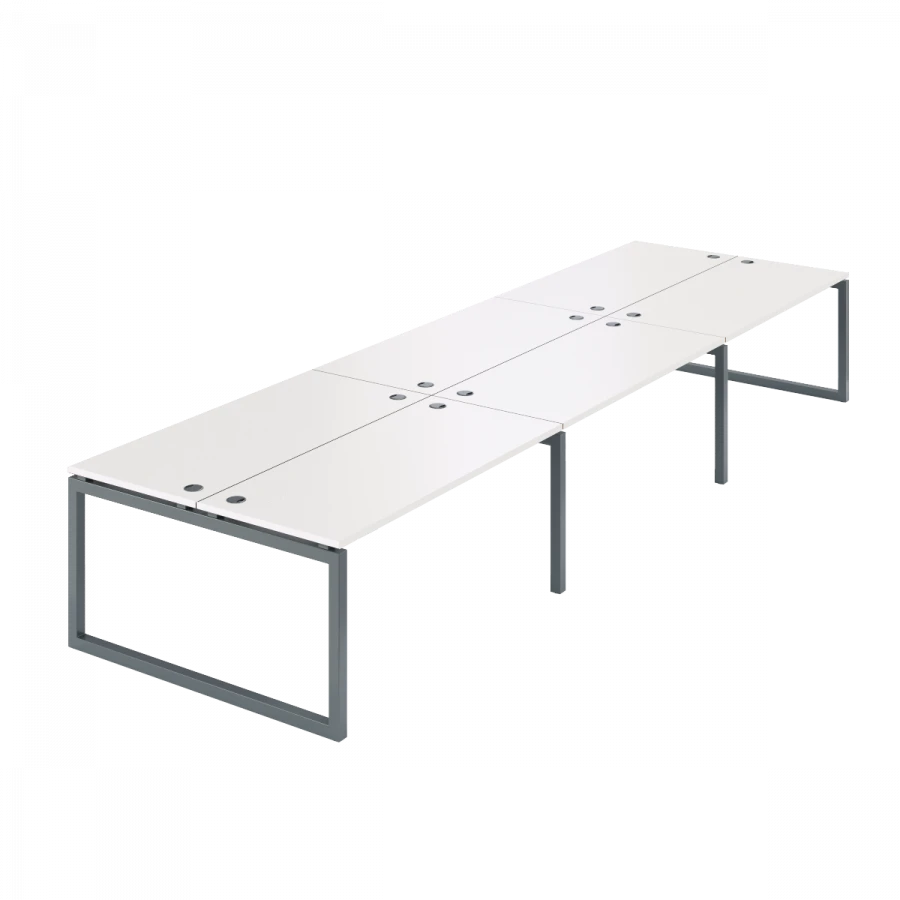 Double metal-framed bench SMS6-O-14K.120.Pr50