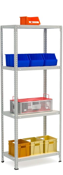 Metal shelf reinforced shelving unit model STF Shelf 744-1.8