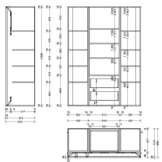 Storage cupboard for children's toys (HQ 4)