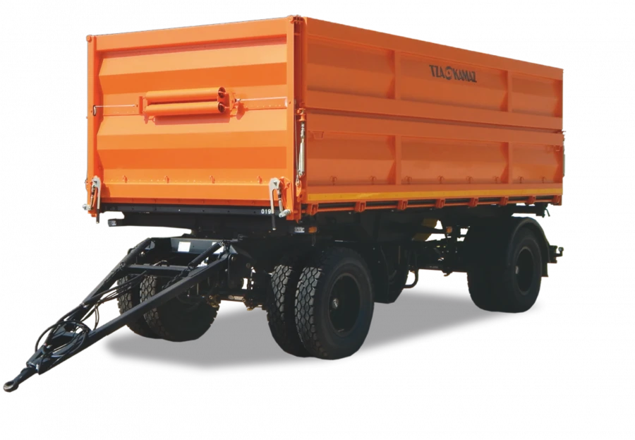 Double-axle tipping trailer type 8551-02 of modification 8551M6