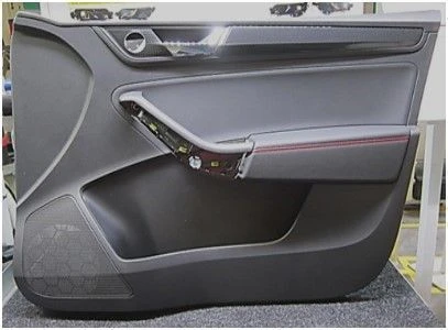 Left rear door card for car interior made of plastic. Item No.: *** 867 023 XX