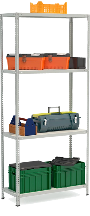 Metal shelf reinforced shelving unit model STF Shelf 1044-2.2