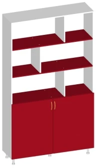 Shelving unit closed art. no. SH.04.13