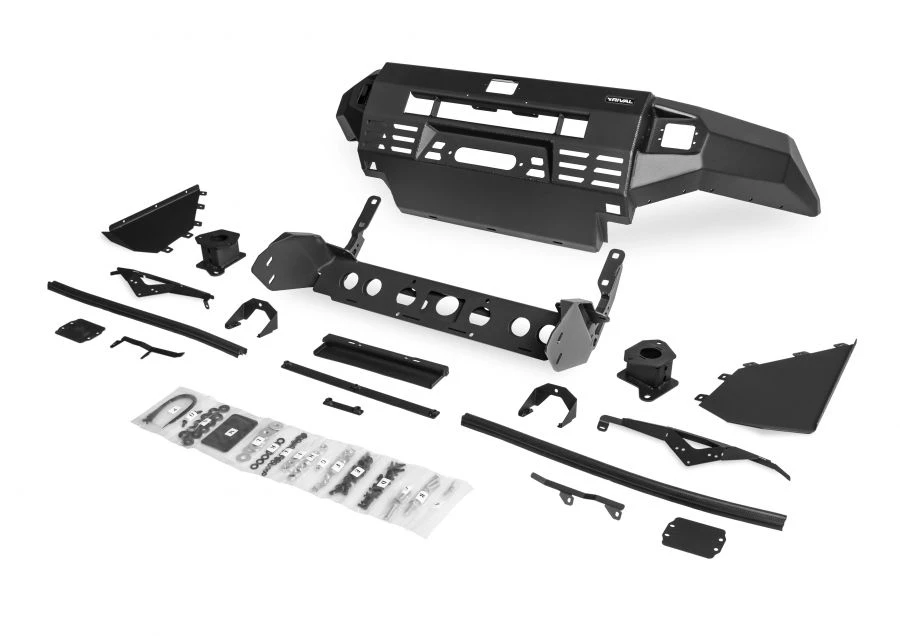 Car bumpers for NISSAN NAVARA (SPANISH) (2015-2020) (without lights) (black) + fixing kit