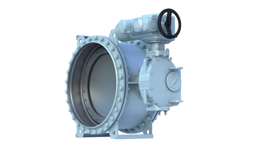Butterfly valve PT99052-400 with flanges