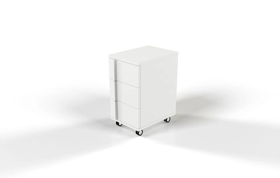 Mobile desk cabinet with 3 drawers TM