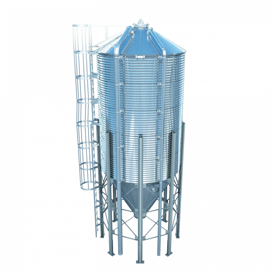 Metal silo with cone bottom (farmer) SCF38,5-2-3,2/4