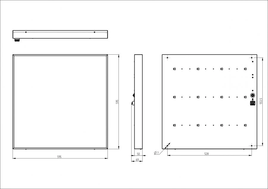 LED luminaires of SSV series, modification SSV P