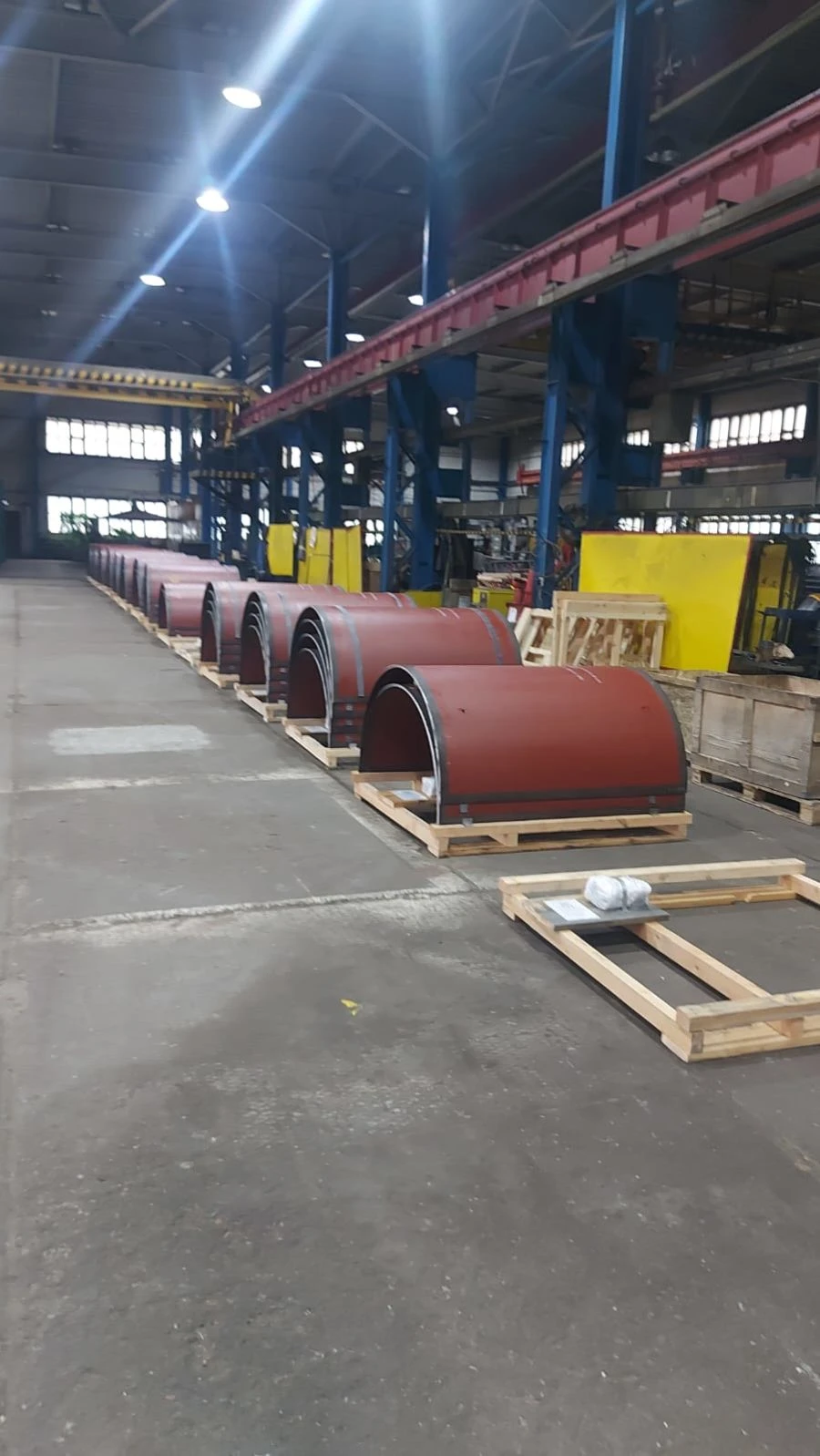 Elongated grooved socket for corrugated corrugation repair with filling with anticorrosive liquid P6