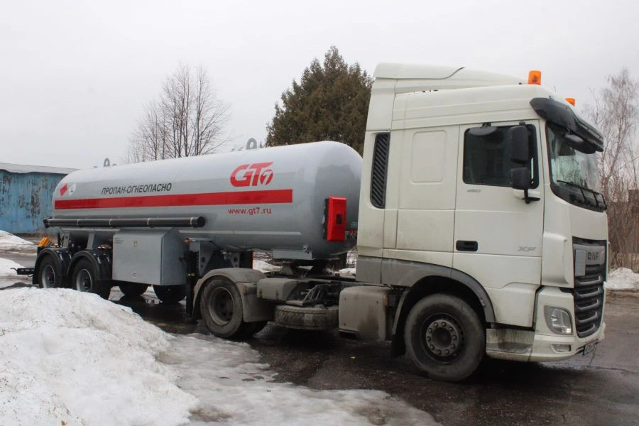 Semi-trailer-slurry tanker PPTSZ-20, type 96441-0000010-01 ( without pump), axle unit AGOS-2-GT7-00.00.000-01 or axle unit BPW