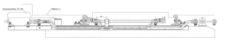 SP-6M ELECTRROTRIC DIRECTOR GARNITURE FOR STREET R65 MARK 1/11 OF 900 M RADIUS ON REINforced Concrete Beams (Project 17610-00-00