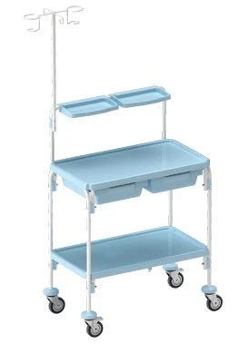 Medical instrumental trolley TI-2-VSh-01 "KRONT" according to TU 9451-005-11769436-2002 in delivery variant TI-2-VSh-01-"KRONT".