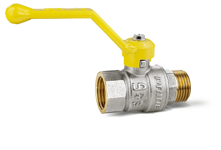 Brass ball valve LD Pride 47.32.B-H.R.GAS TU 3712-004-42473563-2016