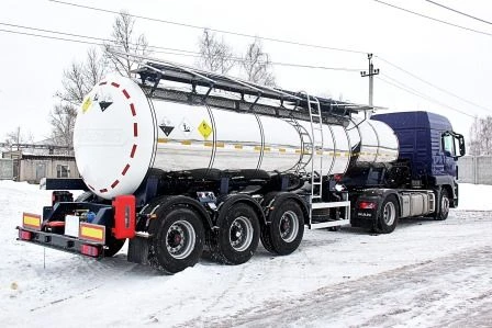 Semi-trailer tank-trailer PPTSKh-968810-30 for chemical transportation