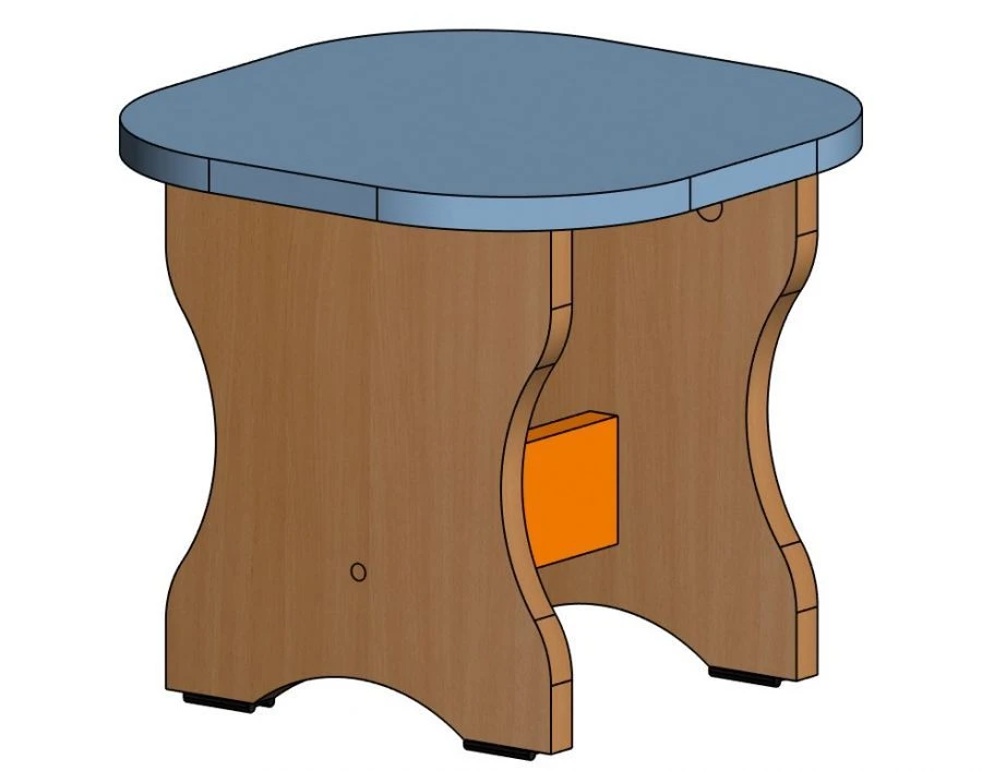 Stool from the set ''Vilena''/ M73