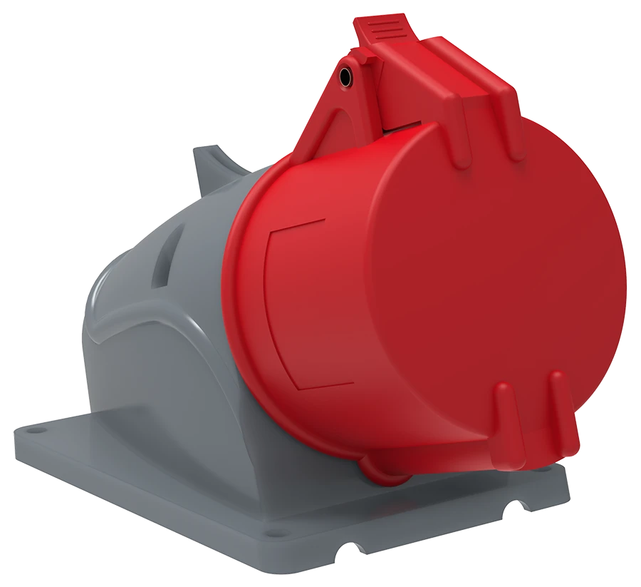 PSN12-032-5 Stationary socket SSI-125 32A-6h/200/346-240/415V 3P+RE+N IP44 MAGNUM IEK