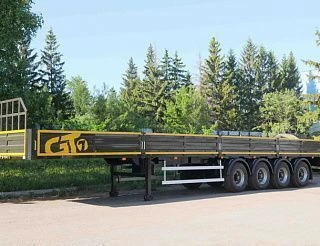 Semitrailer PPB4, type PPCT4, modification 92293-0000010. Axial unit AGOS-4-GT7-00.00.000