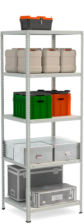 Metal shelf reinforced shelving unit model STF Shelf 765-2.0