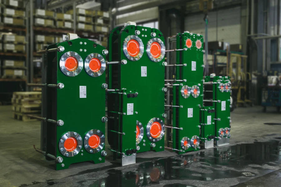Heat exchanger plate apparatus, collapsible type CLH 300L