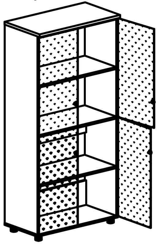Filing cabinet 4205 "Rhythm" series