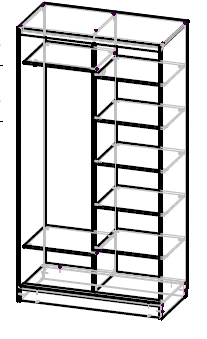 Wooden cupboards (article number MP-ShKD-01)