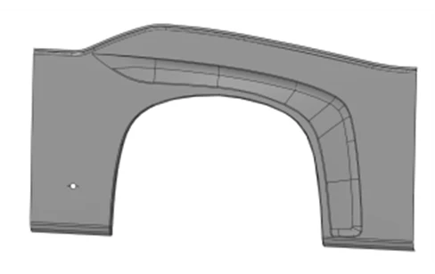 5299-401-5402505-02 Right rear arch panel