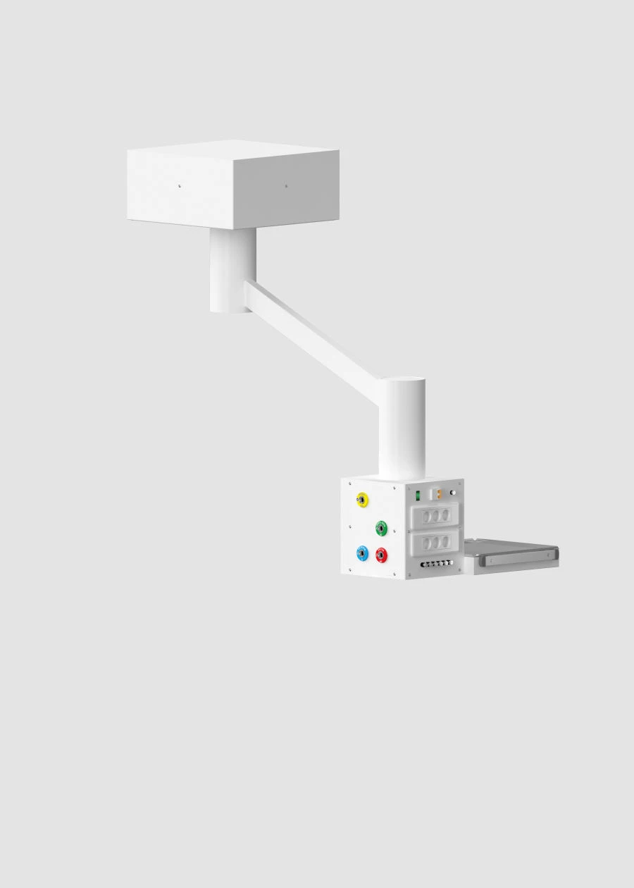 Medical consoles KR-01 with accessories, version variant: ceiling KR-01 (KPO M01)