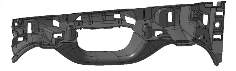 Armrest handle bracket right 9685950477