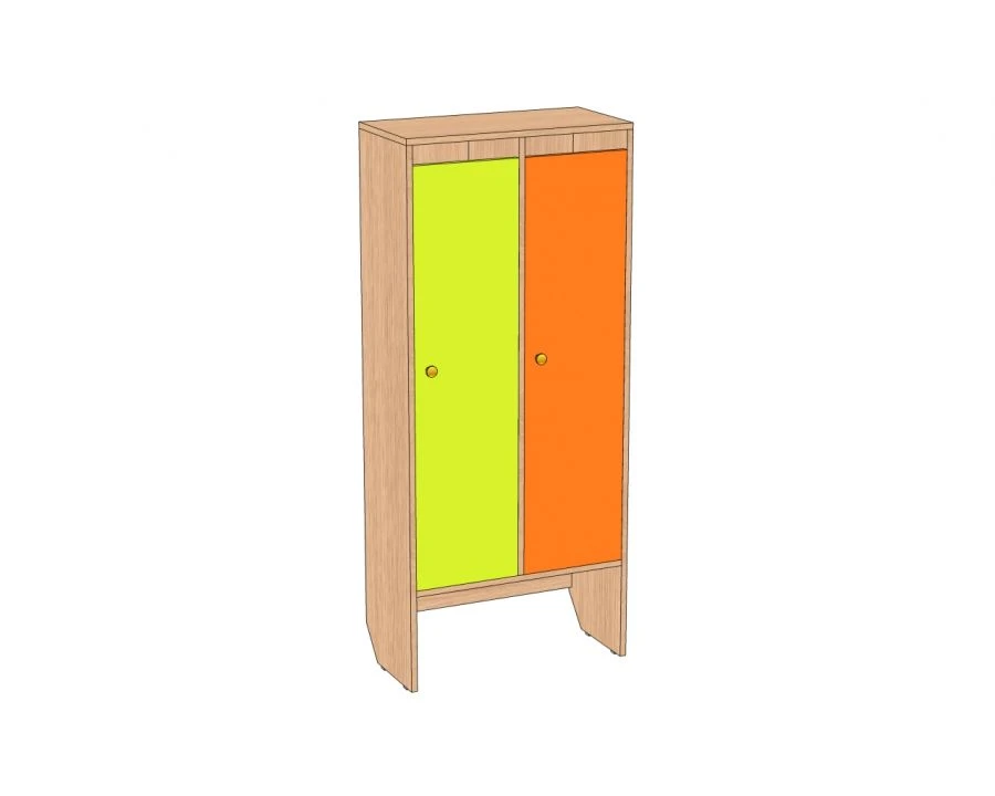 2-person cupboard for children's clothes SHG2-M