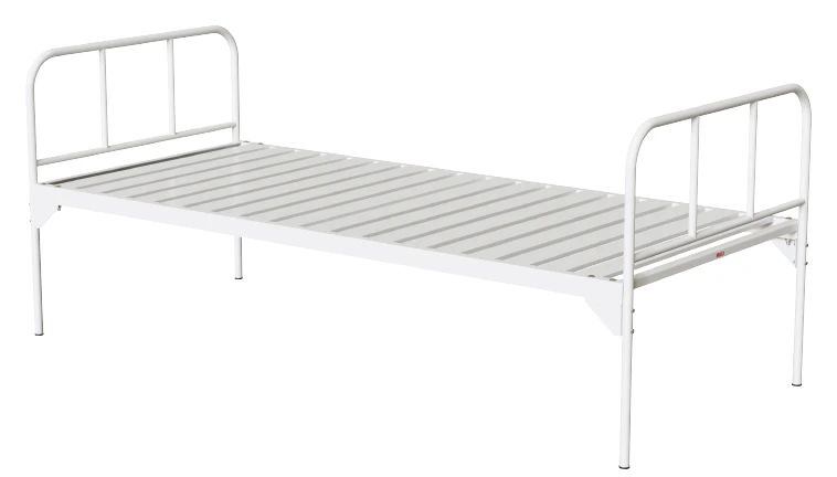 KF0-01-"MSC" (MSC-117R) - General hospital bed with single bed, without wheels, metal backrests, bed - steel sheet.