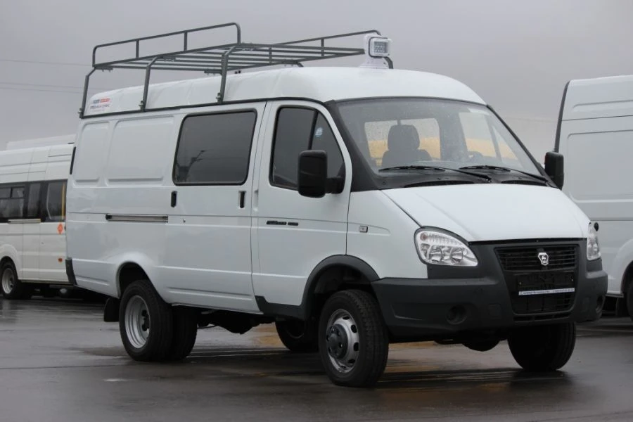 Lorry trucks with petrol engine type 2250 modifications: 2250E2, 2250E8, 2250EW are made on the basis of GAZ chassis, modificati