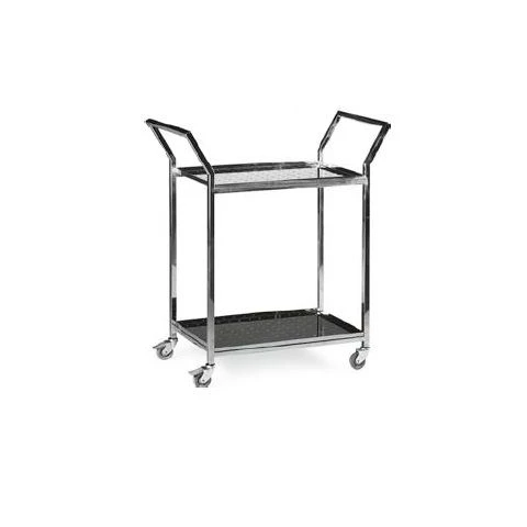 Stainless steel laboratory furniture for cleanrooms "Crystal LAB" series, Viking LAB: transport trolley, KR-TT