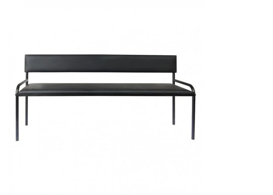 Upholstered banquette with backrest BMC3