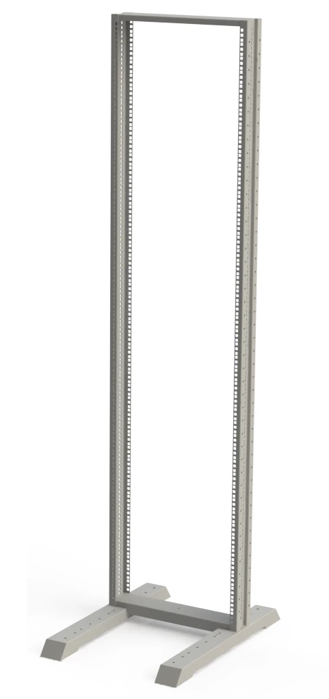 Open single frame 19" mounting racks. B series