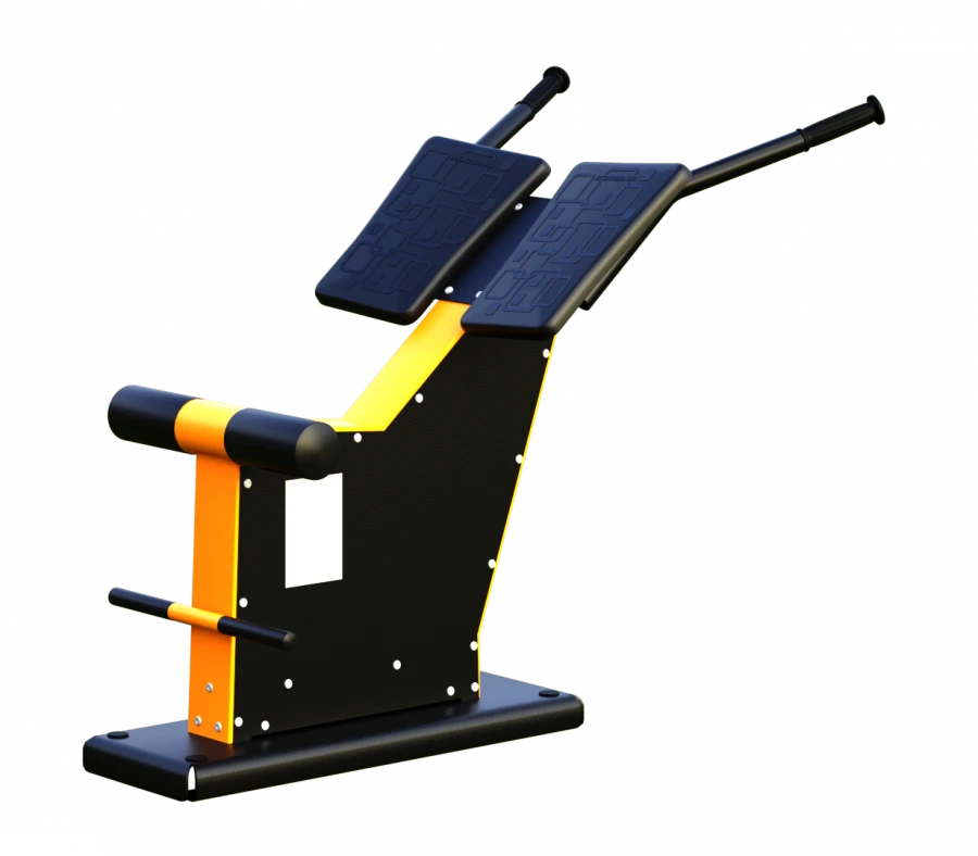 Stationary outdoor fitness equipment "Inclined Back Trainer" Romana 207.04.10