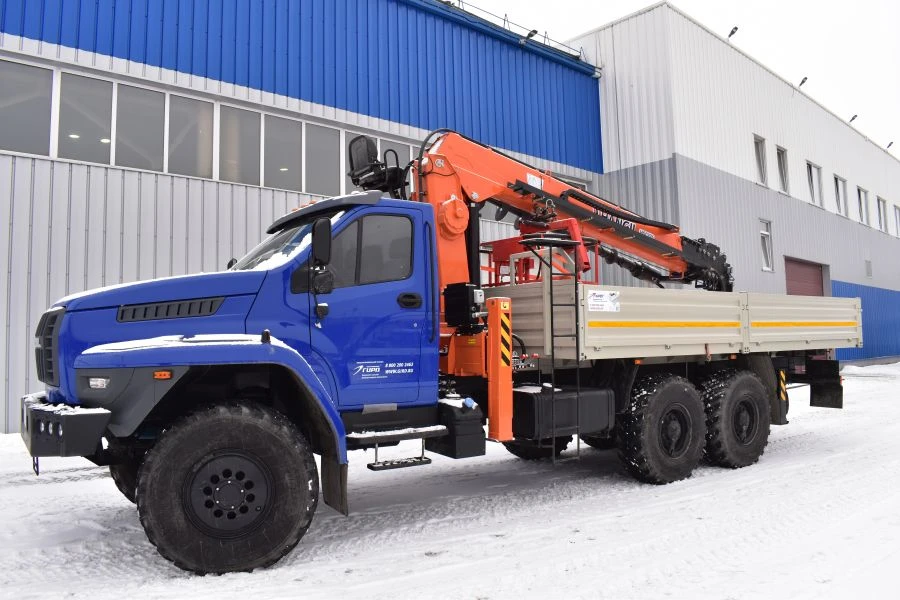 Special cargo truck with CMU produced by INMAN JSC on Ural 4320-6981-70, 4320-6981-72, 4320-6981-74 chassis. Mark G