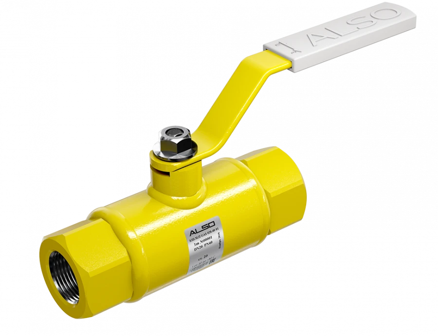 All-welded steel ball valve ALSO series GAS stainless steel socket full bore DN25 PN40