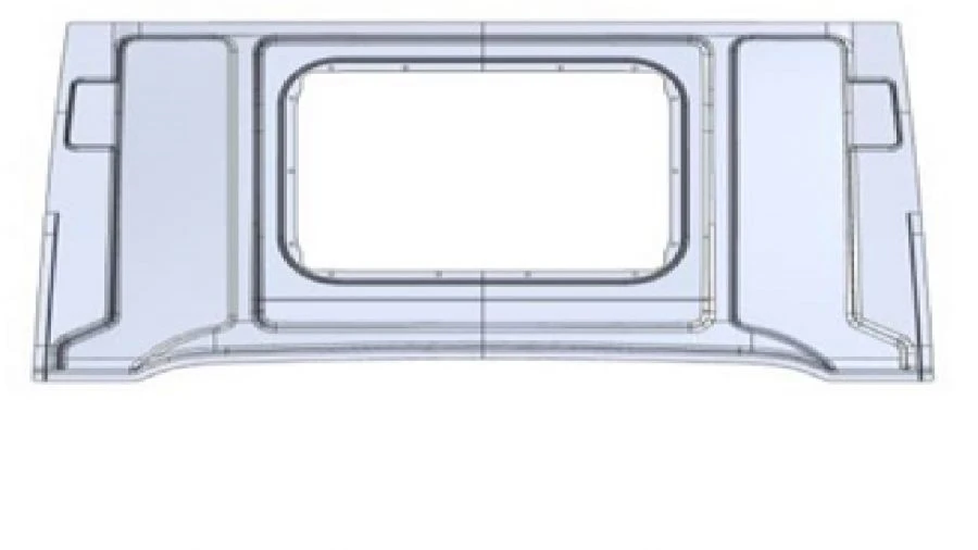 Roof panel upper A9606578709